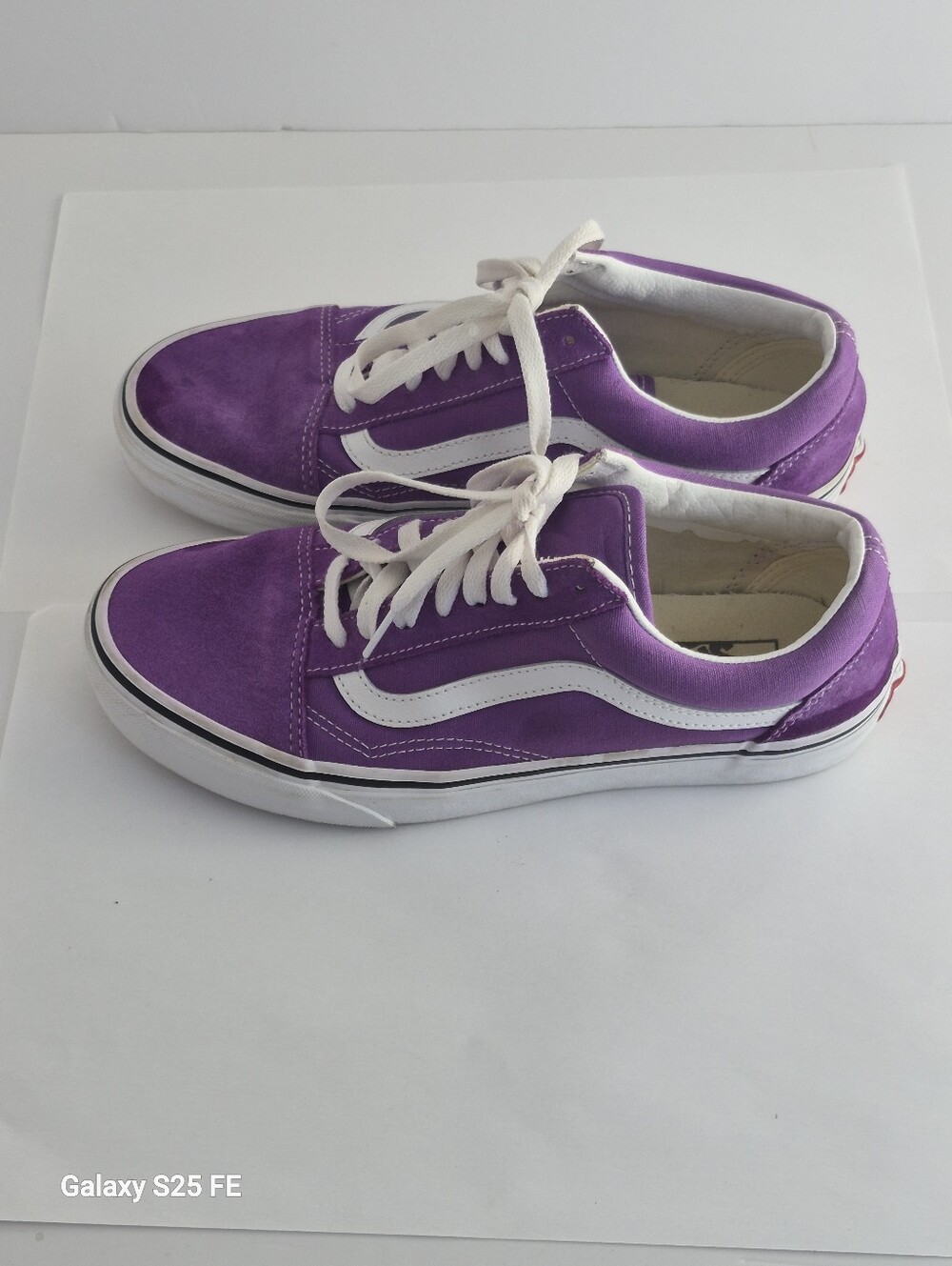 Low-Top Suede Upper Purple Sneakers - Picture 6 of 6